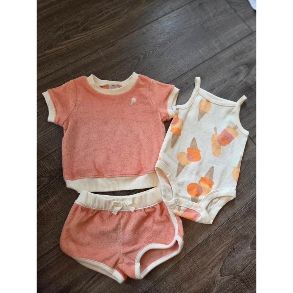 Carter's baby girl set 3‎ mos